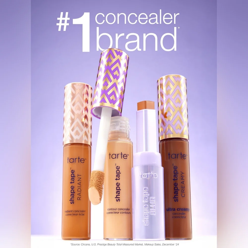47S Tan Deep Sand Tarte Shape Tape Radiant Concealer Tan Deep Warm Brand New